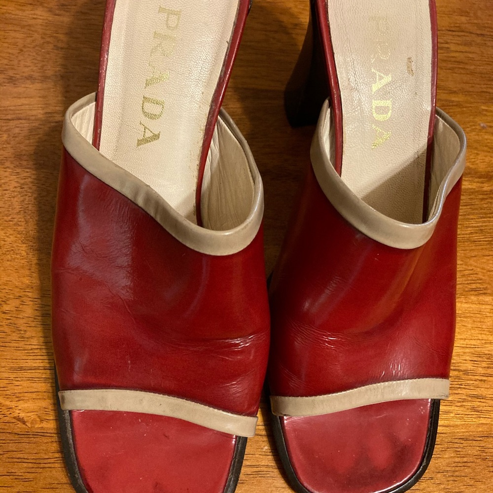 Vintage Prada open toed Shoes